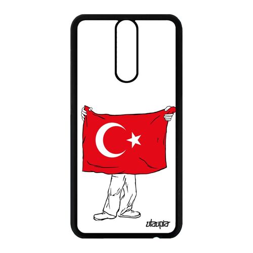Coque Silicone Huawei Mate 10 Lite Drapeau Turquie Turc Foot Mobile Jo De Protection Pas Cher Football Telephone Coupe D'europe Etui
