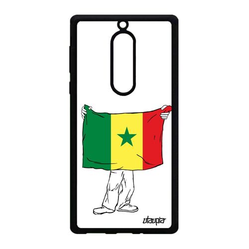 Coque Pour Nokia 5 Silicone Drapeau Senegal Senegalais Foot Jo Basket De Protection Housse Souple Jeux Olympiques Telephone Football