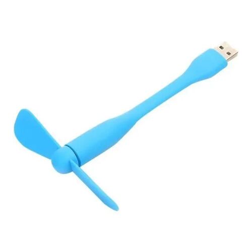 Ventilateur USB - OMEGA - Couleur bleu - Compact - Silencieux
