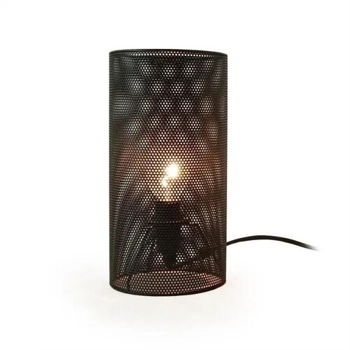 Lampe De Table - Platinet - Pdl2524b - 25w - E14 - Métal Noir - Câble 1,5m
