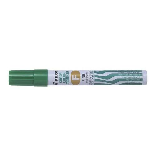 Marqueur Permanent - Pilot - Sca-F - Pointe Fine - Couleur Verte - Indélébile