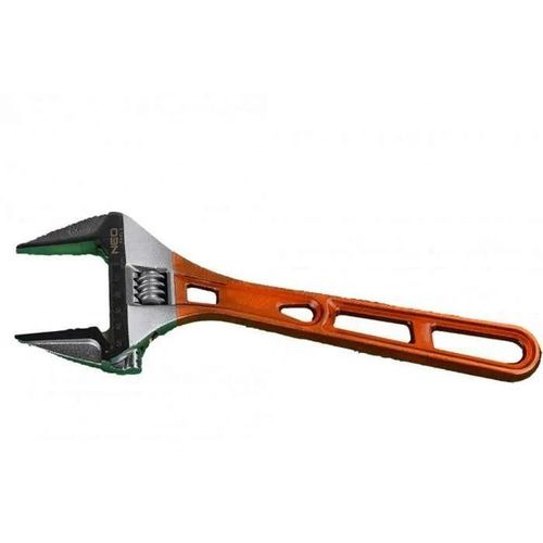 Clés à molette manche métal plastifié 0-53 mm NEO TOOLS - Taille 306 mm