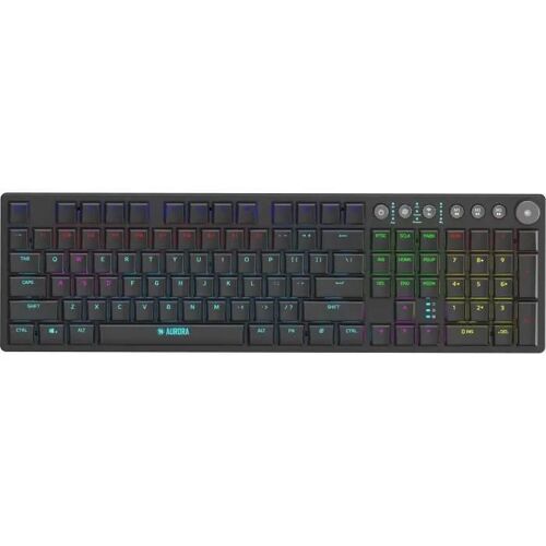 Clavier Gaming - Ibox - Aurora K-6 - Mécanique - Rétroéclairé RGB - Sans fil