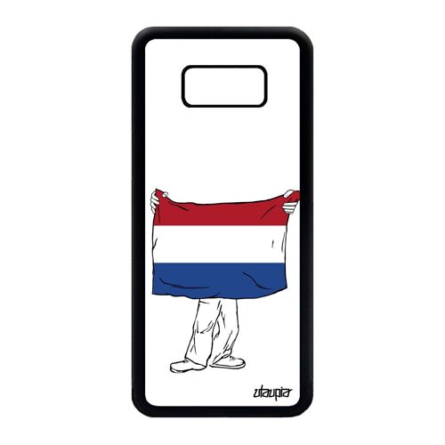 Coque S8 Plus Silicone Drapeau Pays Bas Hollande Hollandais Coupe Du Monde Pas Cher Etui Jeux Olympiques Jo 4g Euro Samsung Galaxy