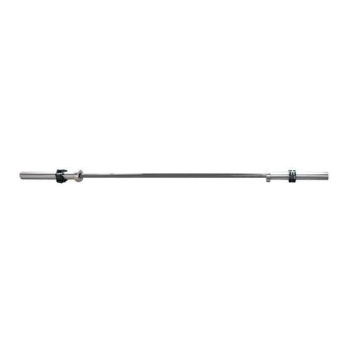 Haltère Olympique 16 Kg Hms - Acier Trempé - Fitness - 183 Cm - Pinces À Mâchoires
