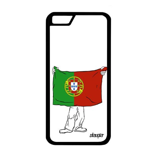 Coque Pour Iphone 6 6s Silicone Drapeau Portugal Portugais Basket Coupe Du Monde Jeux Olympiques Case Football Coupe D'europe