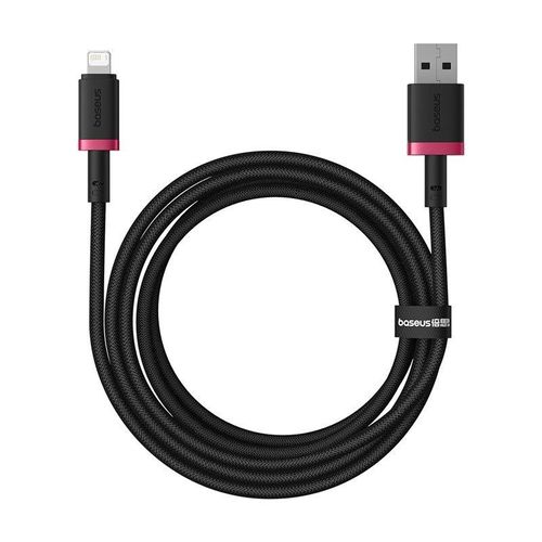 Câble de données USB vers Lightning, 2,4 A, 2 m - Baseus Dura (P10377801U01-03) - Noir