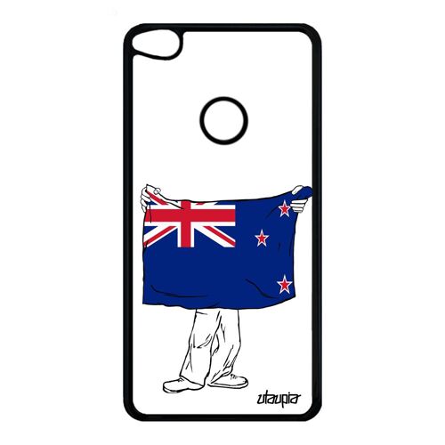 Coque En Silicone Pour Huawei P8/P9 Lite 2017 Drapeau Nouvelle Zelande Neo Zelandais Jo Coupe Du Monde Football Metal Rugby Foot 4g