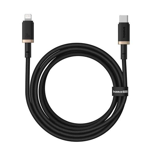 Câble de données USB-C vers Lightning, 20W, 2m - Baseus Dura (P10377800U01-02) - Or / Noir