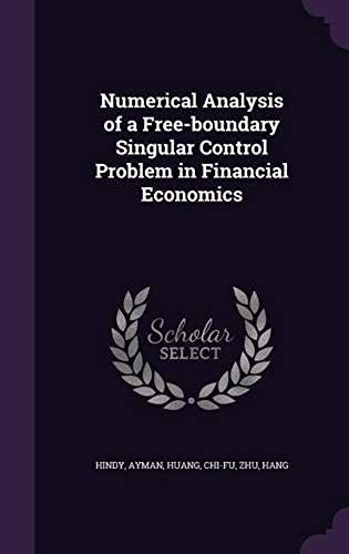 Numerical Analysis Of A Free-Boundary Singular Control Problem In Financial Economics