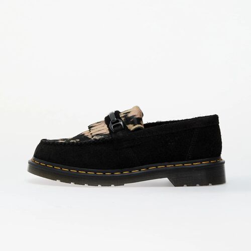 Baskets Dr. Martens Adrian Snaffle Black Long Napped Suede & Black/Beige Contrast Hair On Eur 37