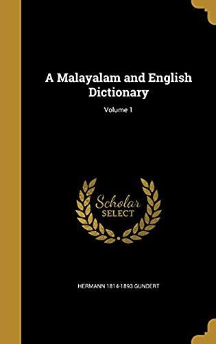 Malayalam & English Dict V01
