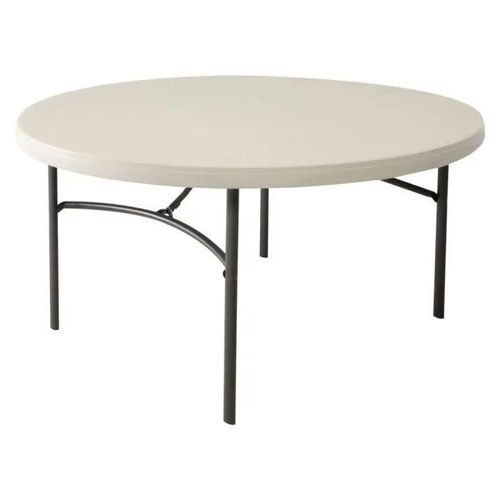 Table Pliante - Lifetime - Diamètre 152cm - 6 À 8 Personnes - Polyéthylène - Garantie 10 Ans