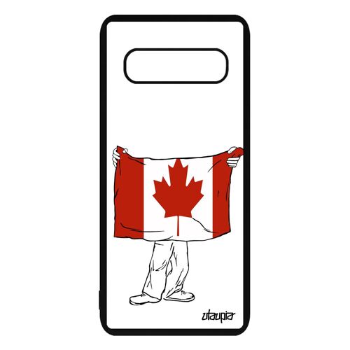 Coque Samsung S10 Silicone Drapeau Canada Canadien Personnalisé Basket Foot Pas Cher Jeux Olympiques De Protection Football Galaxy