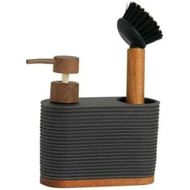 Andrea House Distributeur Gris Poli/Acacia