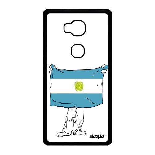 Coque Silicone Drapeau Argentine Argentin Pour Honor 5x Football Antichoc Basket 4g Jo Alu Housse Rugby Huawei Foot Jeux Olympiques