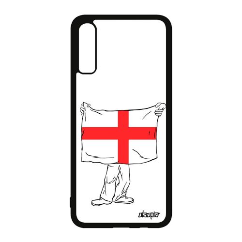Coque Samsung A70 Silicone Drapeau Angleterre Anglais Basket Case Euro Jo Jeux Olympiques Grande Bretagne Rugby Uk 4g Noir De Galaxy