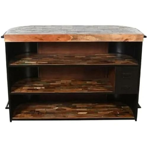 Meuble Bar - Home Esprit - 170 X 110 X 66 Cm - Multicolore - Pour Salon - Adulte