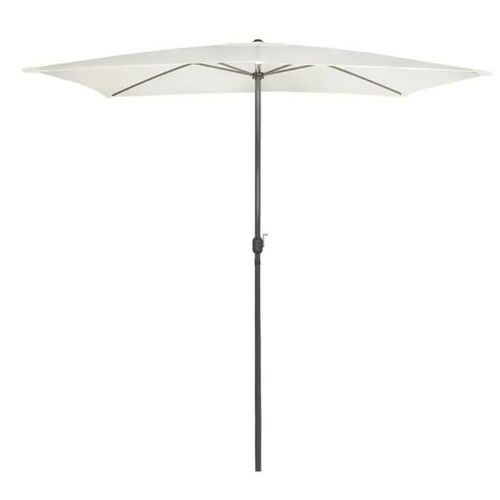 Parasol De Jardin Rectangulaire Aktive - Mât Aluminium - Couleur Crème