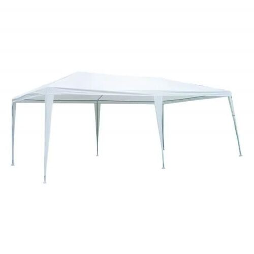 Aktive Tonnelle En Plastique, 300 X 600 X 255 Cm, Tube Acier 24/18/18 Mm, Blanc - 53992