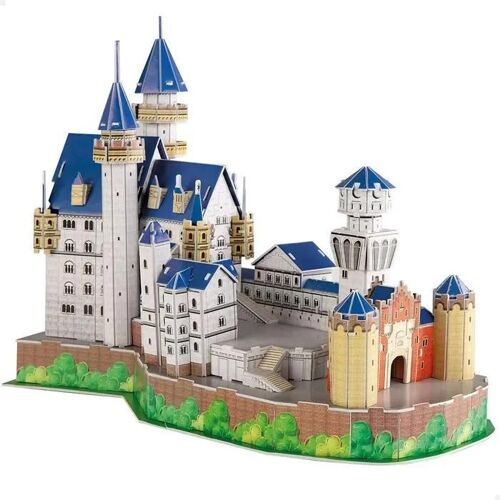 Puzzle 3D - ColorBaby - New Swan Castle - Multicolore - Sans Outils