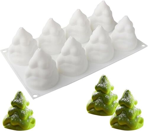 Kalanka-Moules En Silicone Noël Moulle Silicone Sapin De Noël Mousse Moules À Gâteaux Noël Moules À Pâtisserie 3d Moule De Cuisson Moule À Chocolat