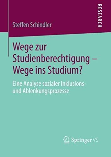 Wege Zur Studienberechtigung - Wege Ins Studium?