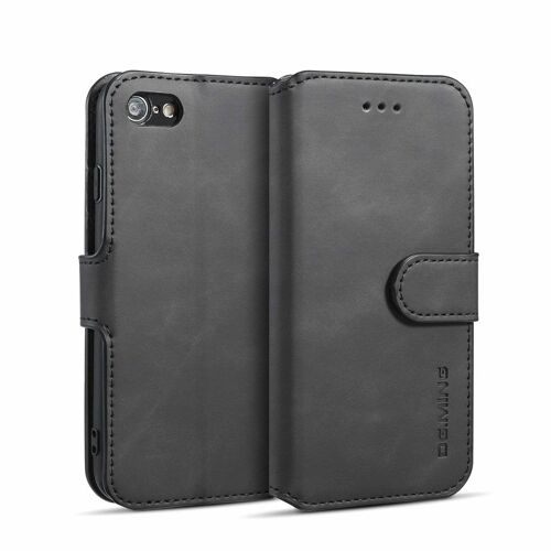 Coque iPhone 7/8 en cuir PU Noir