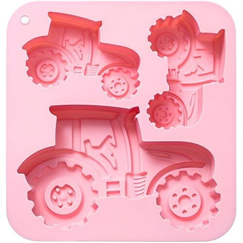 Kalanka-Moule Gateau, Moule Silicone, Moules À Pâtisserie, Moule En Silicone Forme Du Tracteur, Pour Chocolat & Gâteaux, Ustensile Souple Pâtisserie, Apte Four & Congélateur, 1 Pièce