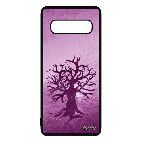 Coque Galaxy S10 Plus En Silicone Peinture Arbre Personnalisé Zen Ecolo Portable Naturel De Protection Ecologie Foret Nature Samsung