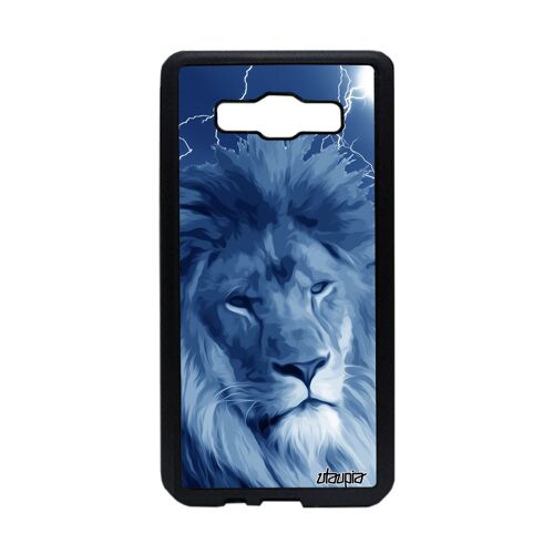 Coque Antichoc Pour Samsung A5 2015 Silicone Lion Animal Savane Telephone Design Orage Bumper Roi Housse 2015 Lionne Fauve De Galaxy