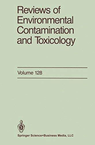 Reviews Of Environmental Contamination And Toxicology