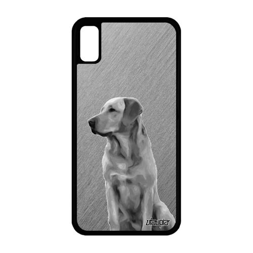 Coque Pour Iphone Xr Silicone Chien Etui Golden Retriever Labrador 4g Animaux Effet Design Souple Chiot Texture De Protection