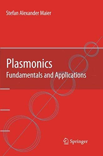 Plasmonics: Fundamentals And Applications