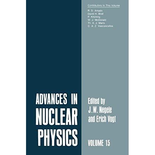 Advances In Nuclear Physics