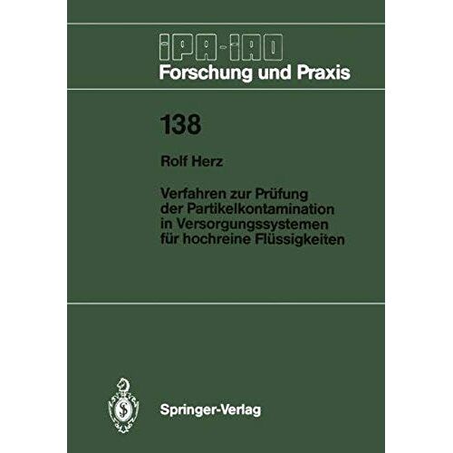 Verfahren Zur Prüfung Der Partikelkontamination In Versorgungssystemen Für Hochreine Flüssigkeiten