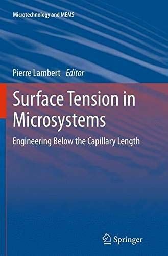 Surface Tension In Microsystems