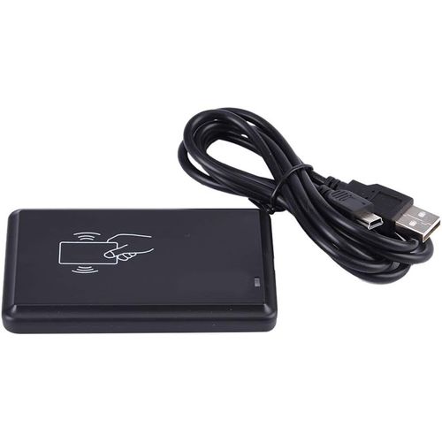 Lecteur RFID, 13.56Mhz USB Smart IC Card Lecteur de Carte RFID sans IC S50 S70 One Card Reader, pour Windows 2000 / XP/NT/ME/Vista