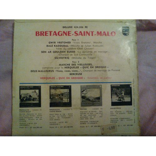 Bretagne - Saint Malo Volume 3 Herquelee Quic En Groigne