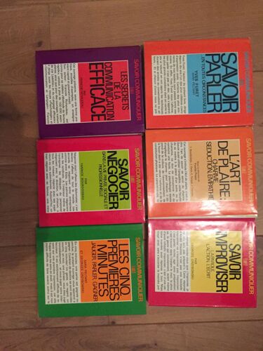 Lot De 6 Livres Savoir Communiquer
