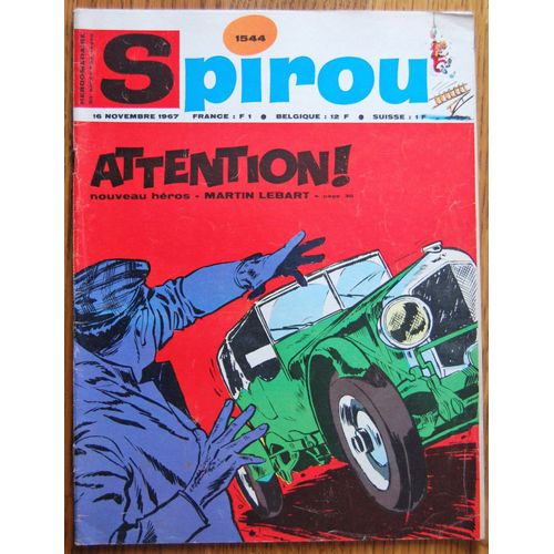 Spirou  N° 1544 : Attention !  Nouveau Héros- Martin Lebart- Page20