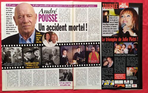 Ici Paris N°3141 - André Pousse, Julie Piétri - Coupure De Presse, Clipping De 2005