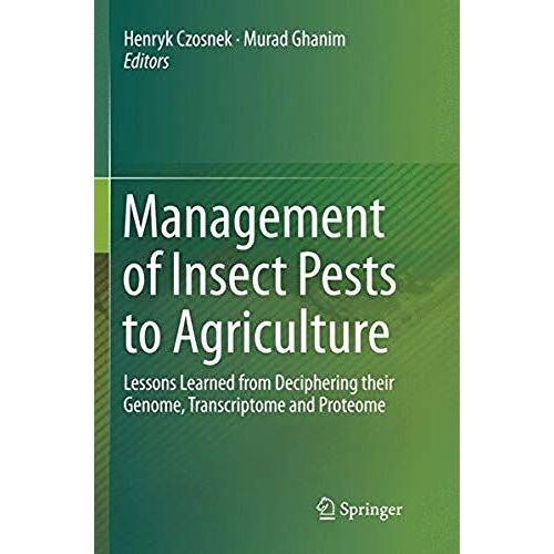 Management Of Insect Pests To Agriculture