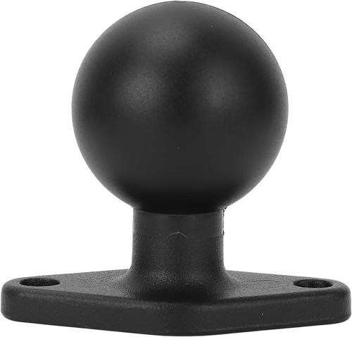 MEVRONISSHOP-Base de à Bille de 1,5 Pouces, Boule de , Support pour Détecteur de Poisson, Plaque Ronde en Alliage D'aluminium anodisé avec Bras à Double Douille de Taille C