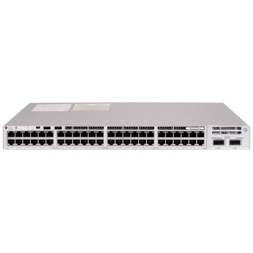 Cisco Catalyst 9200L - Network Advantage - commutateur - C3 - Géré - 12 x 100/1000/2.5G/5G/10GBase-T + 36 x 10/100/1000 (PoE+) + 4 x 10 Gigabit Ethernet - Montable sur rack - PoE+ (740 W)