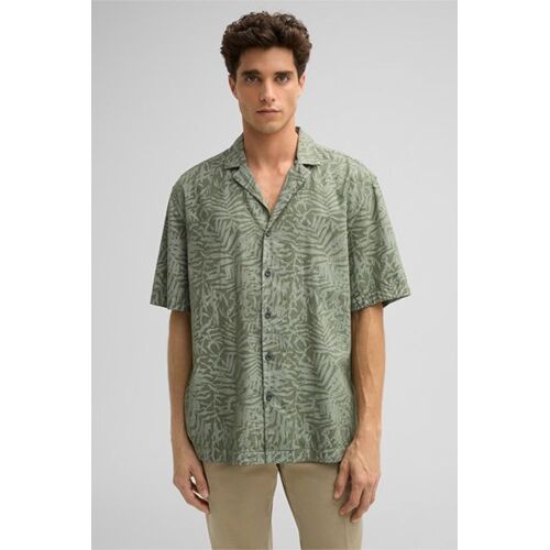 Chemise À Manches Courtes Cliro, Olive À Motif