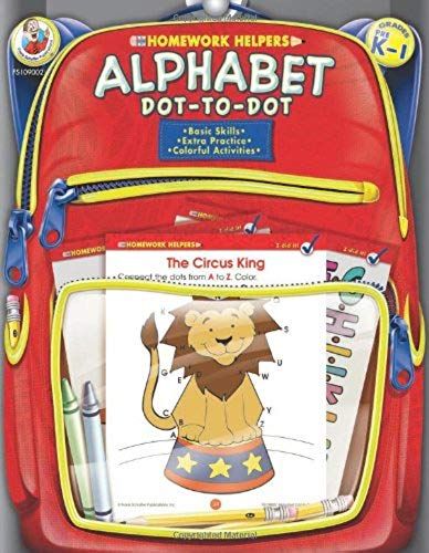 Alphabet Dot-To-Dot, Homework Helpers, Grades Prek-1 (Brighter Child: Homework Helpers)