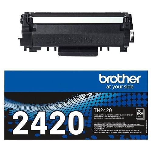 Brother TN2420 - À rendement élevé - noir - original - cartouche de toner - pour Brother DCP-L2510, L2530, L2537, L2550, HL-L2350, L2370, L2375, MFC-L2713, L2730, L2750