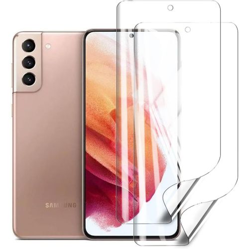 KAL-Film De Protection D'Écran Hydrogel Pour Samsung Galaxy S21 Plus/+ 5G[6,7""],[2 Pièces] Protection Ecran Pour Transparent Hd En Flexible En Tpu,Anti-Rayures