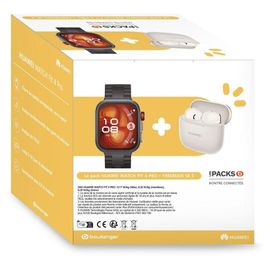 Montre connectée HUAWEI Pack Fit 4PRO Noir + Freebuds SE3 Beige